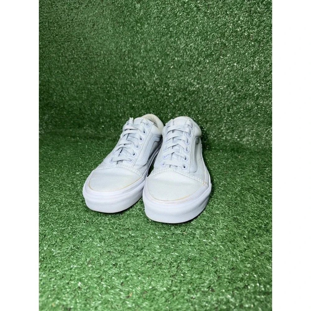 VANS Old Skool Black White Low Top Casual Shoes Athletic Sneakers Women Size 6.5